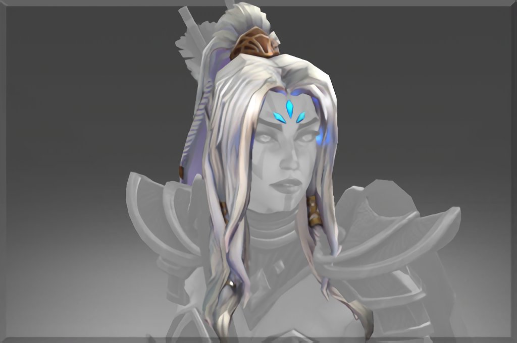 Drow ranger - Black Ice Constellation - Head