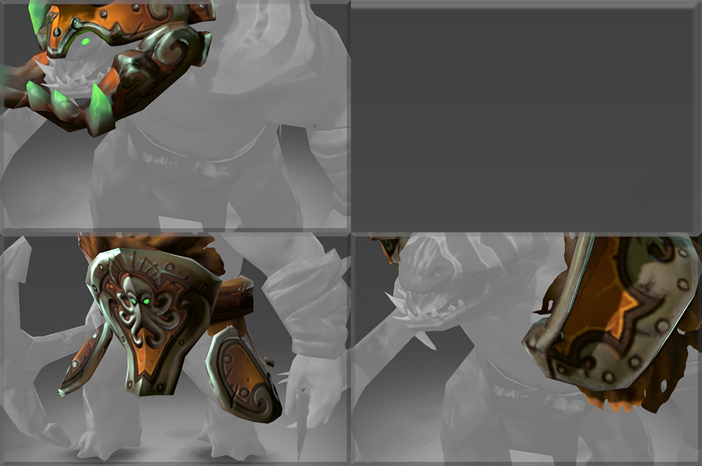 Tidehunter - Maelrawn's Abyssal Guard Head - Back And Belt